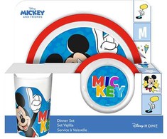 „Disney Mickey“ vakarienės rinkinys, mikrobangų krosnelei šildyti, plastikinė dėžutė