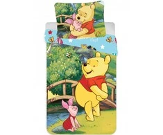 Disney Mikės Pūkuotuko vaikiška patalynės komplektas „Bridge“ 90–140 cm, 40–55 cm