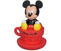 Disney Mikio figūrėlė su sukama poilsiu ant arbatos puodelio Clementoni
