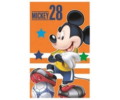 Disney Mikio futbolo žaislas Oranžinis rankšluostis, veido rankšluostis, rankšluostis 35x65cm