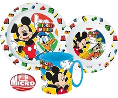 Disney Mikio indų rinkinys, mikroplastikas su 350 ml puodeliu