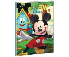Disney Mikio linksmybių užrašų knygelė su B/5 linijomis, 40 puslapių