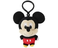 Disney Mikio šypsenėlės 3D pliušinė figūrėlė su pakaba, krepšio dekoracija 13 cm