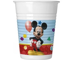 Disney Mikio žaislinis plastikinių puodelių rinkinys 8 vnt. 200 ml