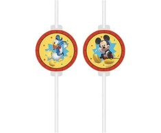 Disney Mikio žaisliukas „Jump Into Fun“ popierinis šiaudelis, 4 dalių rinkinys FSC