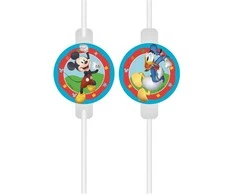 Globos Europe Bv GoDan Popieriniai vamzdeliai su Mickey medalionu 4vnt