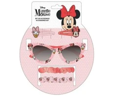 „Disney Minnie“ akinių nuo saulės ir plaukų aksesuarų rinkinys