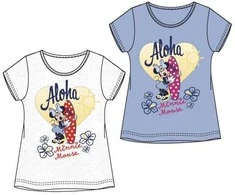 Disney Minnie Aloha vaikiški trumpi marškinėliai, 3-8 metų