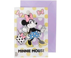 „Disney Minnie“ apsipirkimo 3D sveikinimo atvirukas