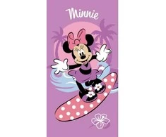 Disney Minnie banglenčių rankšluostis, paplūdimio rankšluostis 70x140cm (greitai džiūstantis)