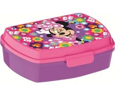 „Disney Minnie Bold Florals“ juokinga plastikinė sumuštinių dėžutė