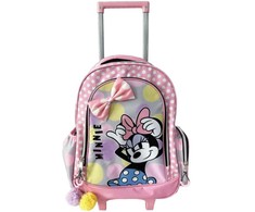 Disney Minnie Bowtastic mokyklinis krepšys su ratukais, 46 cm