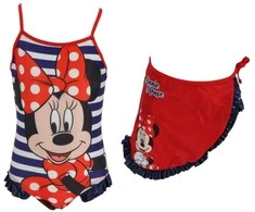 „Disney Minnie Chic“ vaikiškas maudymosi kostiumėlio ir sarongo komplektas 3-8 metų vaikams