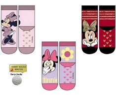 Disney Minnie Chic vaikiškos storos neslystančios kojinės 23-34