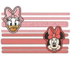 Disney Minnie Daisy plaukų segtukų rinkinys, 8 dalys