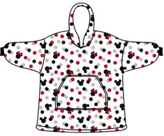 Disney Minnie Disney Mickey, Minnie pliušinis polarinis apklotas suaugusiems, pončas