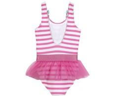 „Disney Minnie“ dryžuotas vaikiškas maudymosi kostiumėlis, 5 metai