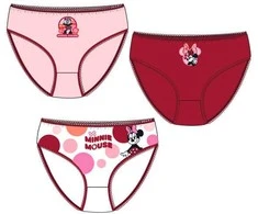 Disney Minnie Figaro vaikiški apatiniai, 3 vnt./pakuotė, 6-8 metų amžiaus / 116-128 cm
