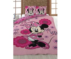 „Disney Minnie Flowers“ patalynės užvalkalas, 140–200 cm, 63–63 cm mikropluošto