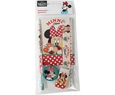 Disney Minnie gėlių raštinės reikmenų rinkinys, 5 dalys