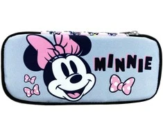 Disney Minnie Gražuolė Rožinė 2 skyrių pieštukų dėklas 26 cm