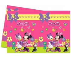 PROCOS Minnie Mouse širdelės formos gimtadienio staltiesė - 120x180 cm - 1 vnt. universalus