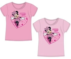 Disney Minnie Heart vaikiški trumpi marškinėliai, palaidinė, 3-8 metų
