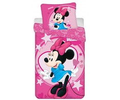 Patalynė dziecięca 140x200 Minnie Hello poszewka 70x90
