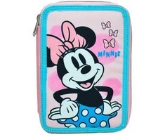 Disney Minnie Joy pieštukų dėklas, užpildytas dviem sluoksniais