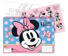 „Disney Minnie Joy“ spiralinė A/4 eskizų knygelė su 40 lapų ir lipdukais