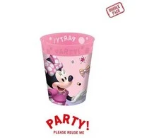 „Disney Minnie Junior“ mikro plastiko puodelių rinkinys, 4 dalys, 250 ml