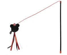 žaislas katėms Minnie Mouse Juoda 100 % poliesteris