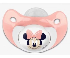 Disney Minnie kūdikio čiulptukas ir čiulptukas su dėklu