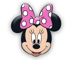 Disney Minnie lapo formos dekoratyvinė pagalvėlė, 35x33 cm, aksominė