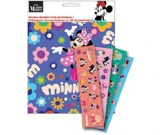 Disney Minnie lipdukų albumas su 50 lipdukų
