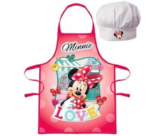 „Disney Minnie Love“ vaikiška prijuostė, dviejų dalių komplektas