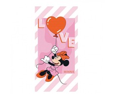 Disney Minnie Love vonios rankšluostis, paplūdimio rankšluostis 70x140cm