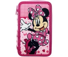 „Disney Minnie Lovely Charm“ trijų pakopų pieštukų dėklas su užpildu