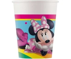 Disney Minnie Makes Me Smile popieriniai puodeliai 8 vnt. 200 ml FSC