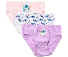 Disney Minnie maudymosi kostiumėliai Disney Lilo ir Stitch, Žvaigždė šuniukui, vaikiški apatiniai, kelnaitės, 3 vnt. pakuotėje, 5-6 metų amžiaus / 110-116 cm