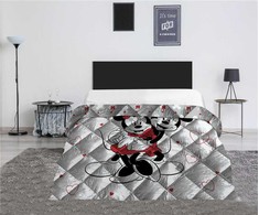 Disney Minnie Mickey Love dygsniuota lovatiesė, antklodė 240x220cm