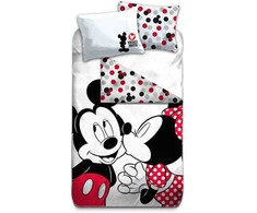 „Disney Minnie Mickey Love“ patalynės komplektas 155–200 cm, 50 x 80 cm