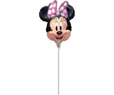AMSCAN folijos balionas lazdelei - Minnie Mouse - cm universalus (46104-uniw) - 46104-uniw