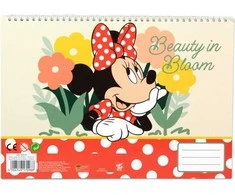 Disney Minnie Nomadic Spirit A/4 spiralinis eskizų sąsiuvinis su 40 lapų ir lipdukais