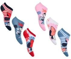 Disney Minnie Ocean vaikiškos kojinės iki kulkšnių 23-34