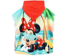 Disney Minnie paplūdimio rankšluostis pončas 55x110 cm (greitai džiūstantis)