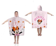 Disney Minnie paplūdimio rankšluostis pončas 60x120 cm