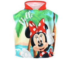 Disney Minnie paplūdimio rankšluostis pončas 55x110 cm (greitai džiūstantis)