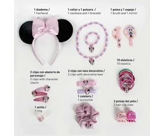 „Disney Minnie“ papuošalų ir plaukų aksesuarų rinkinys