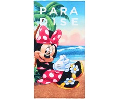 Disney Minnie Paradise vonios rankšluostis, paplūdimio rankšluostis 70x140cm (greitai džiūstantis)